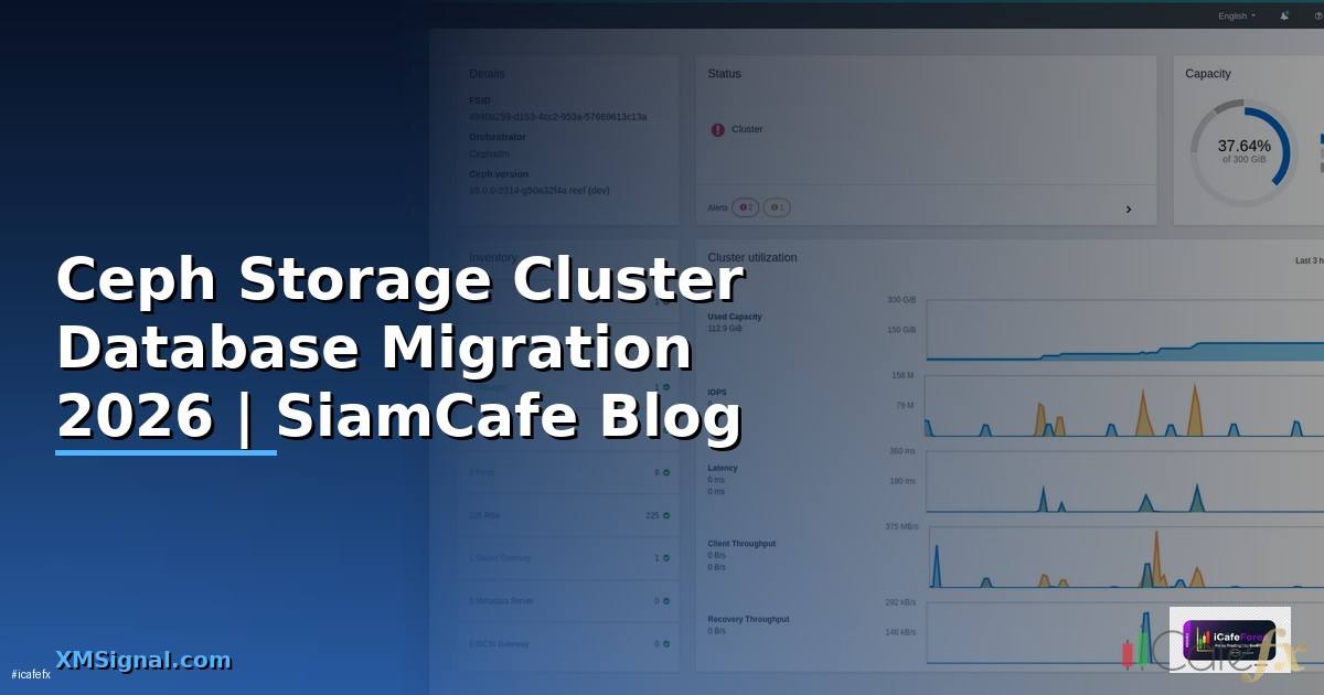 Ceph Storage Cluster Database Migration — คู่มือฉบับสมบูรณ์ 2026