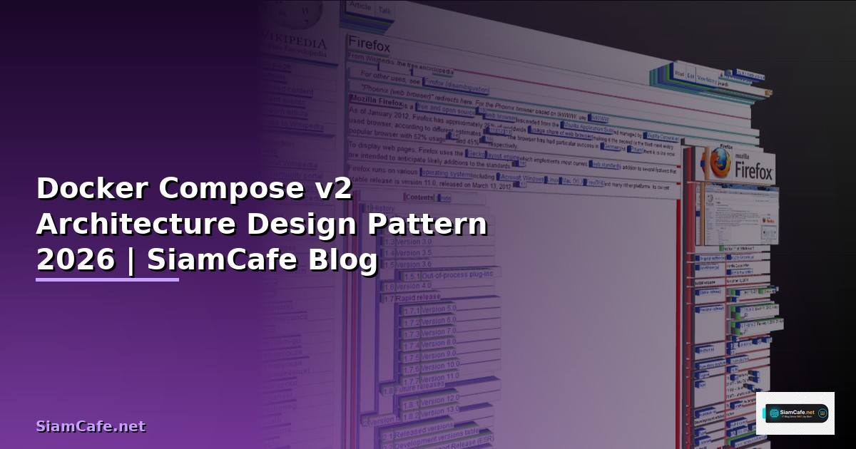 Docker Compose v2 Architecture Design Pattern — คู่มือฉบับสมบูรณ์ 2026