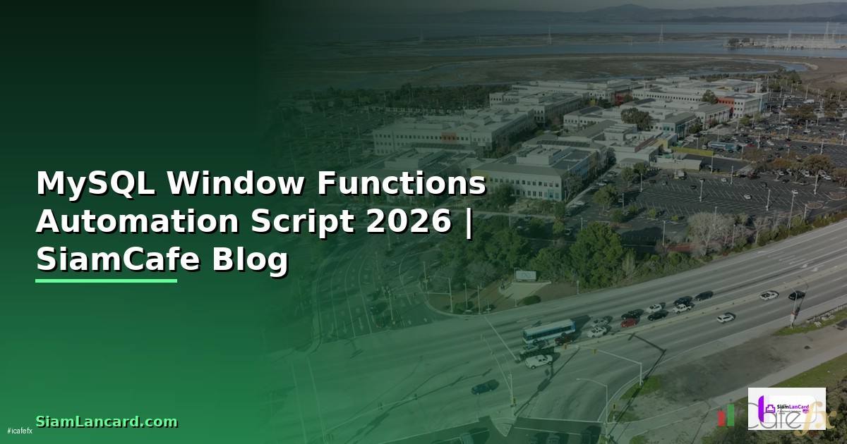 MySQL Window Functions Automation Script — คู่มือฉบับสมบูรณ์ 2026