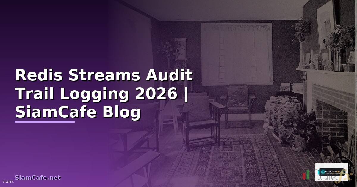 Redis Streams Audit Trail Logging
