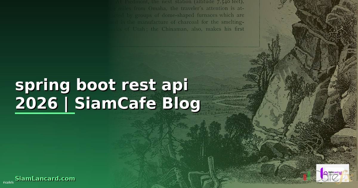 spring boot rest api