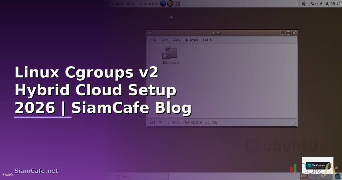 Linux Cgroups v2 Hybrid Cloud Setup