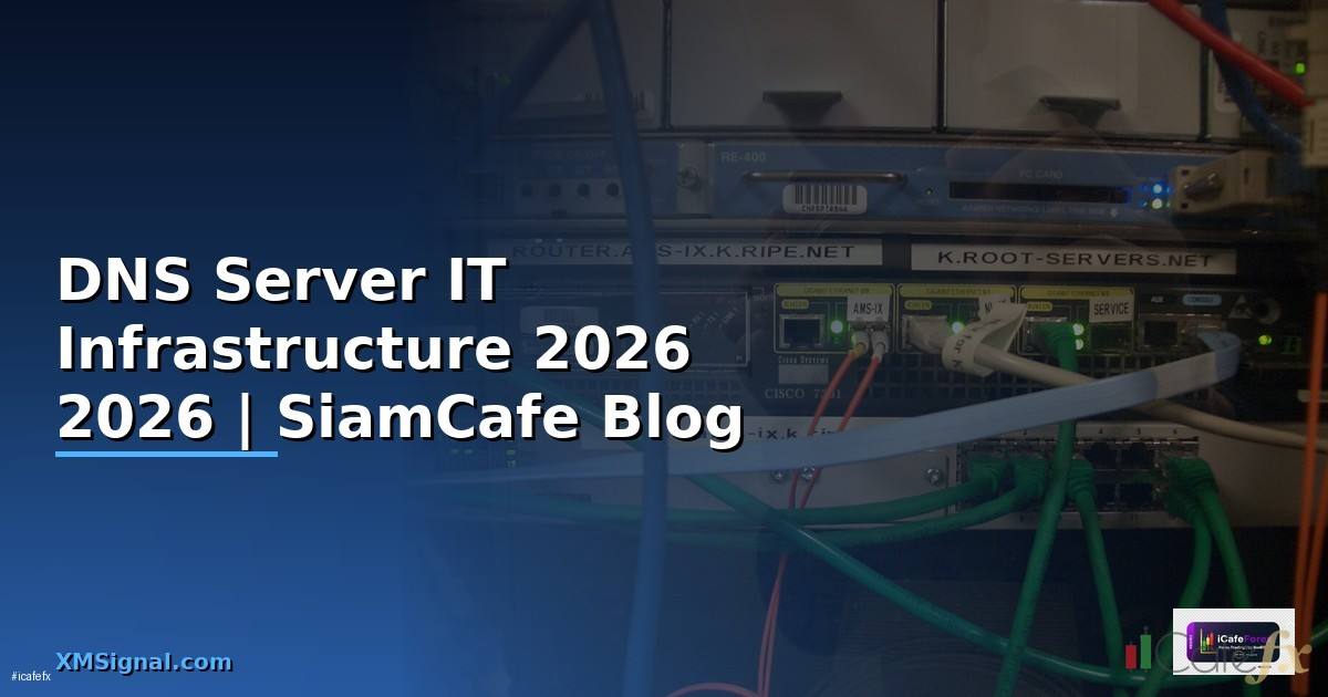 DNS Server คืออะไร — คู่มือ IT Infrastructure