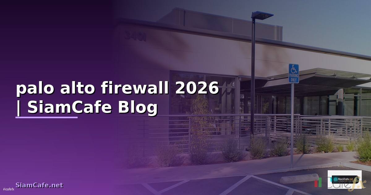 palo alto firewall คือ