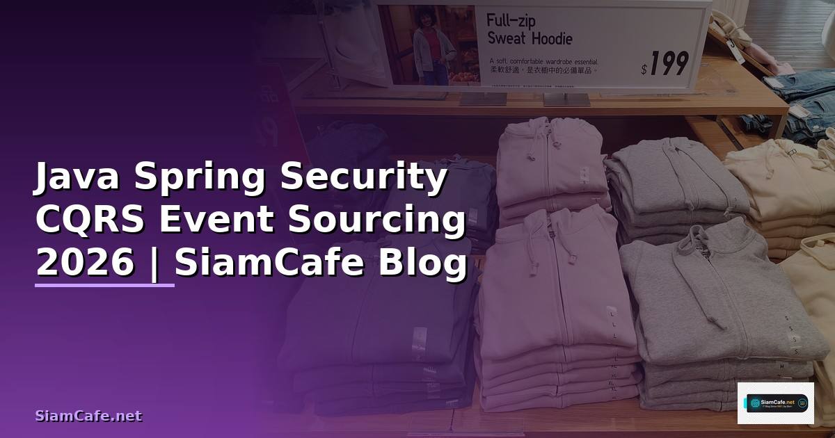 Java Spring Security CQRS Event Sourcing