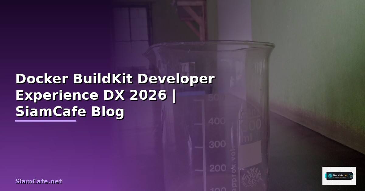 Docker BuildKit Developer Experience DX