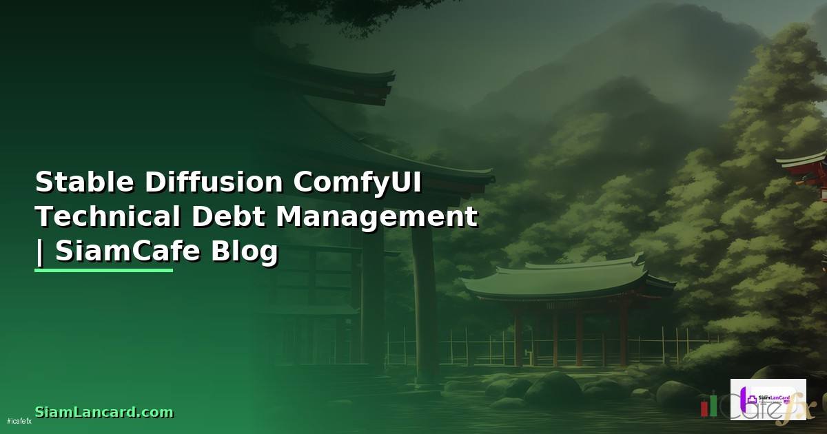 Stable Diffusion ComfyUI Technical Debt