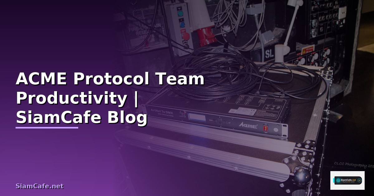 ACME Protocol Team Productivity