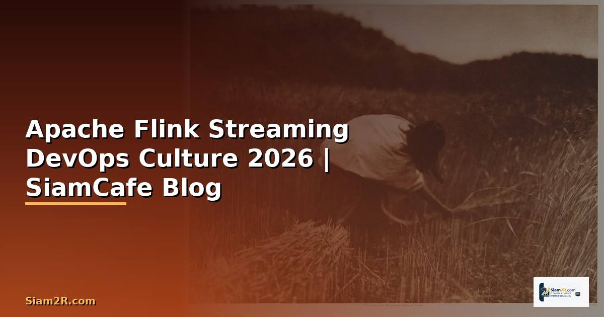 Apache Flink Streaming DevOps Culture