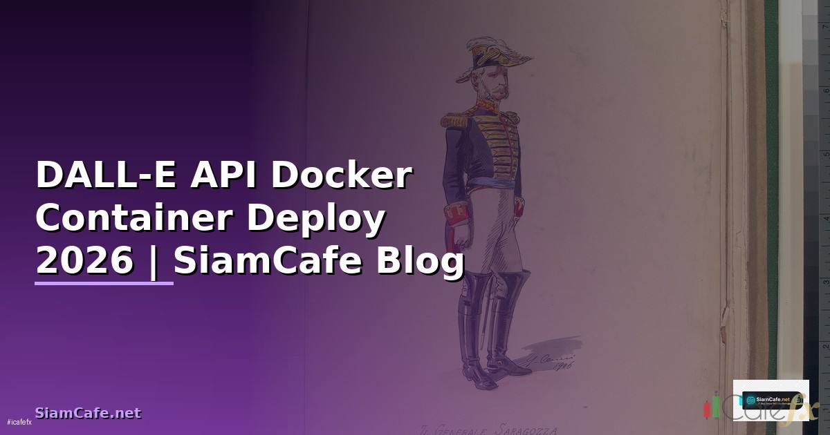 DALL-E API Docker Container Deploy — คู่มือฉบับสมบูรณ์ 2026
