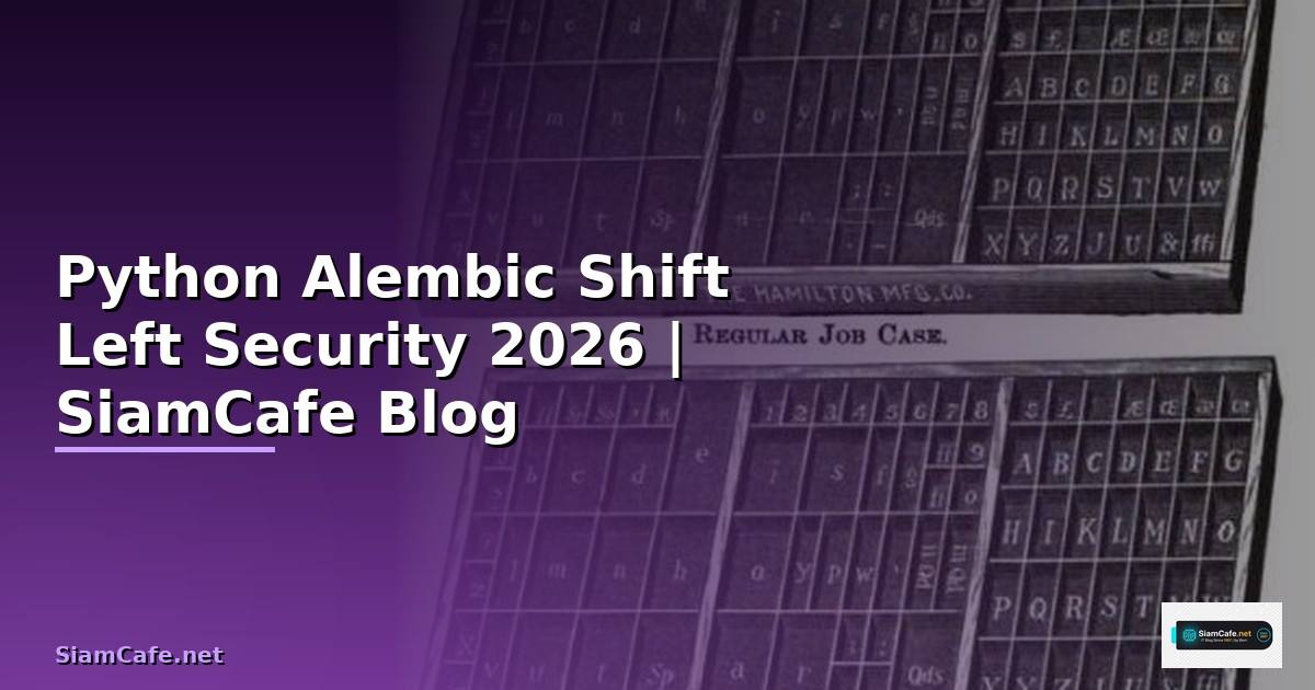 Python Alembic Shift Left Security