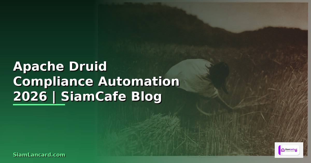 Apache Druid Compliance Automation