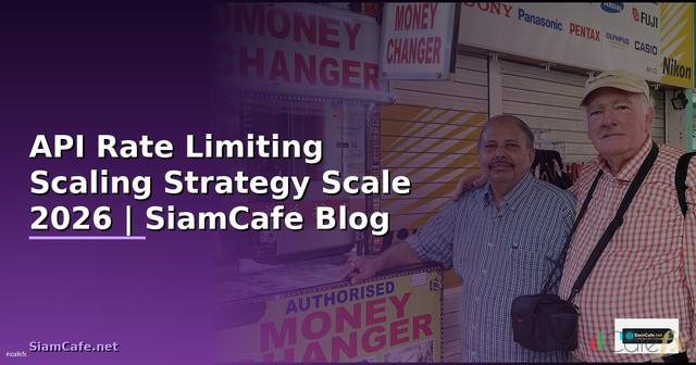 API Rate Limiting Scaling Strategy วิธี Scale — คู่มือฉบับสมบูรณ์ 2026