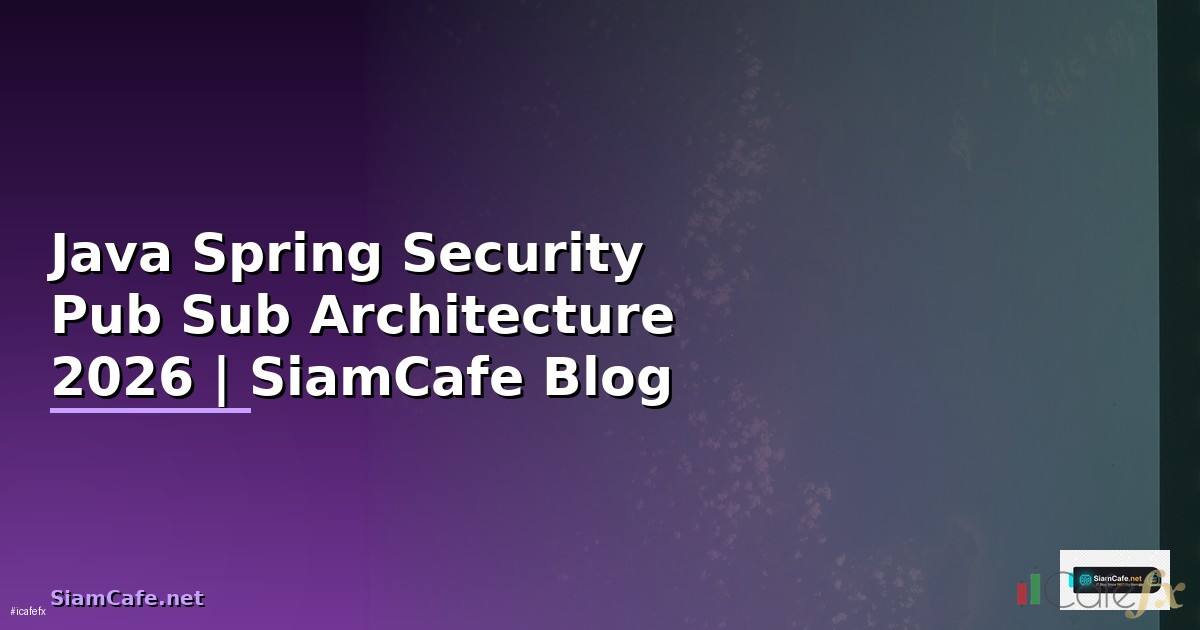 Java Spring Security Pub Sub Architecture