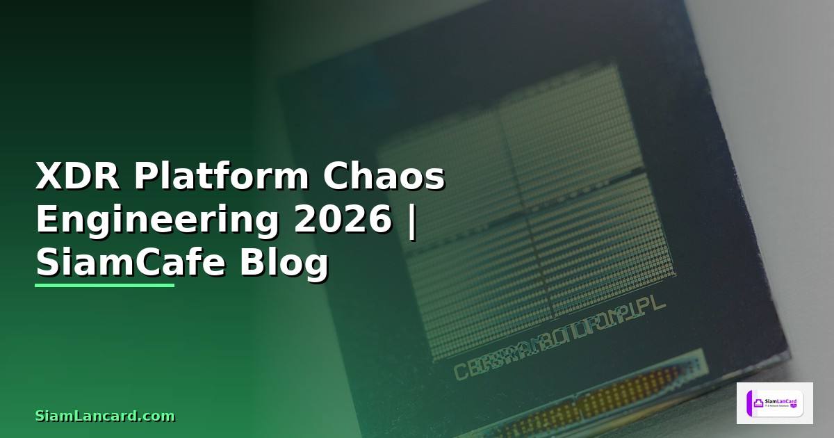 XDR Platform Chaos Engineering