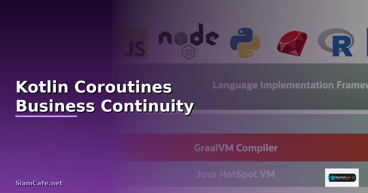 Kotlin Coroutines Business Continuity —