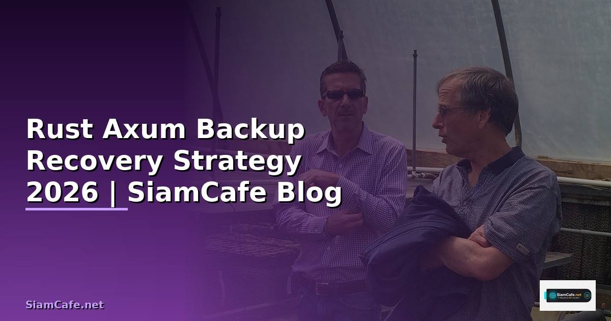 Rust Axum Backup Recovery Strategy