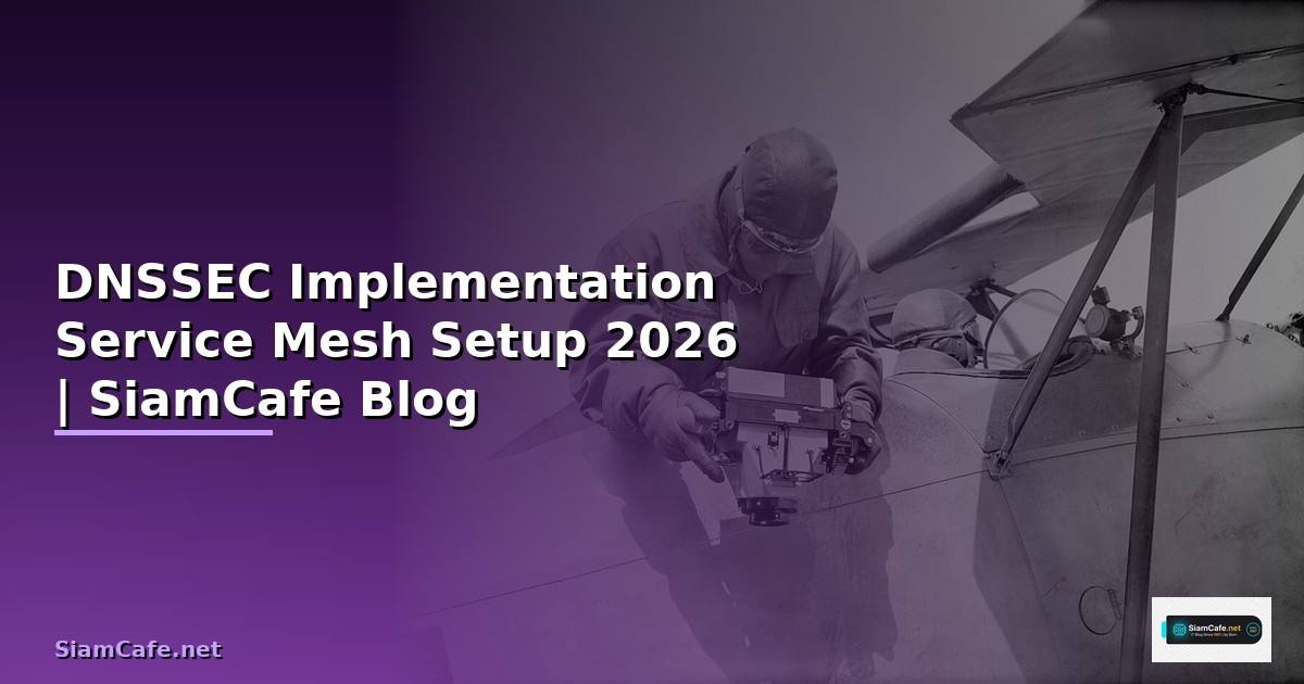 DNSSEC Implementation Service Mesh Setup