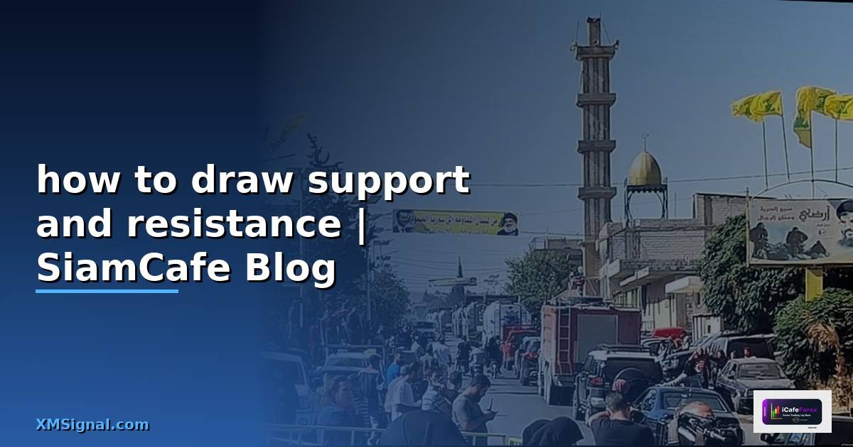 how to draw support and resistance