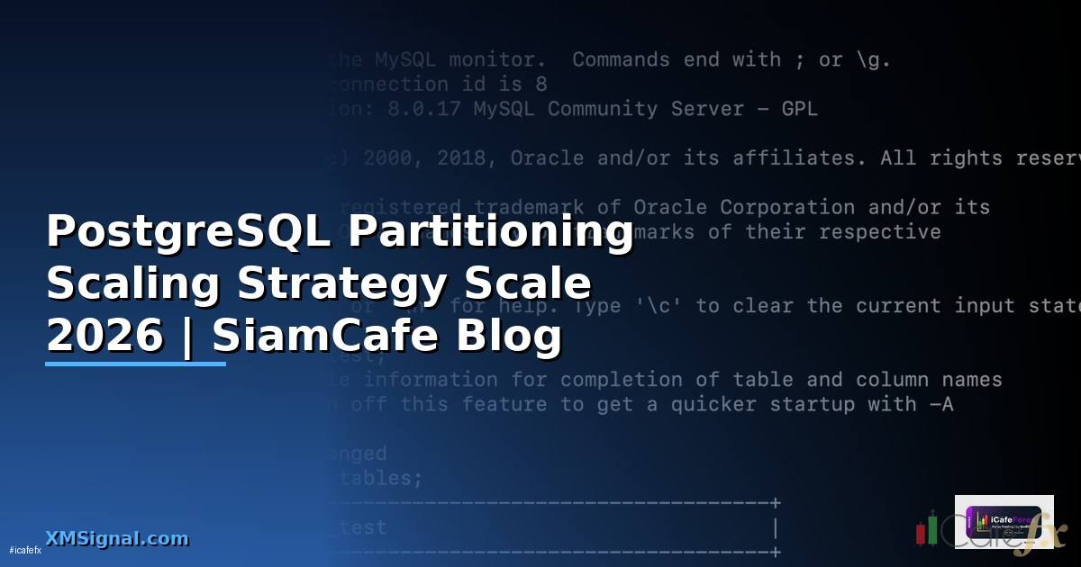 PostgreSQL Partitioning Scaling Strategy วิธี