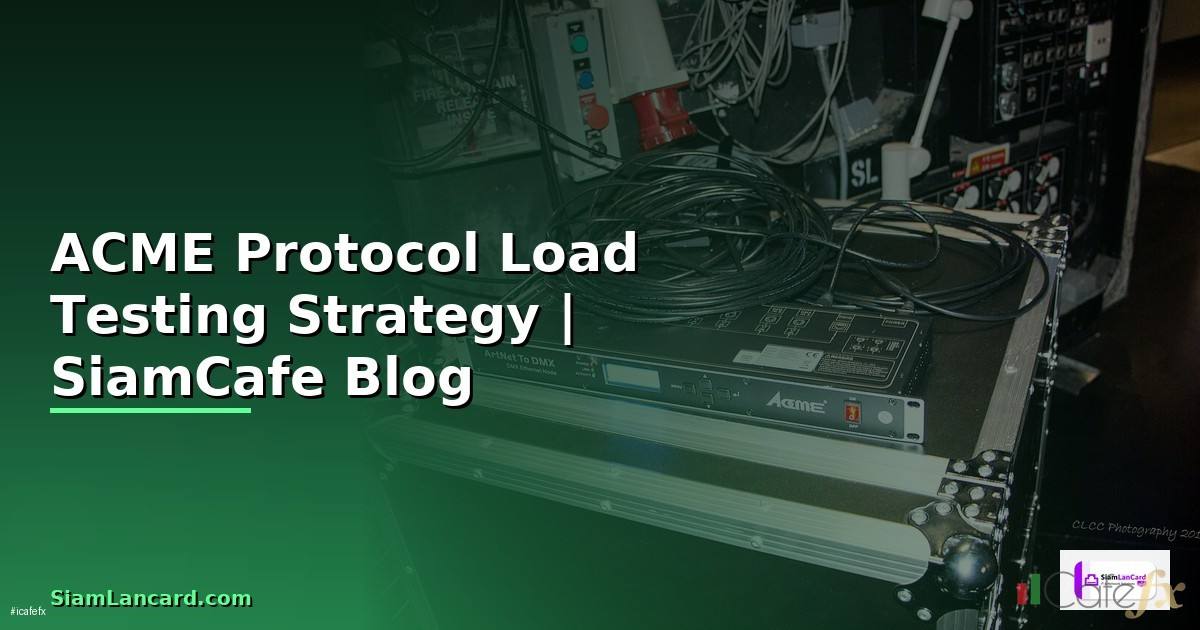 ACME Protocol Load Testing Strategy