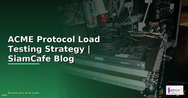 ACME Protocol Load Testing Strategy