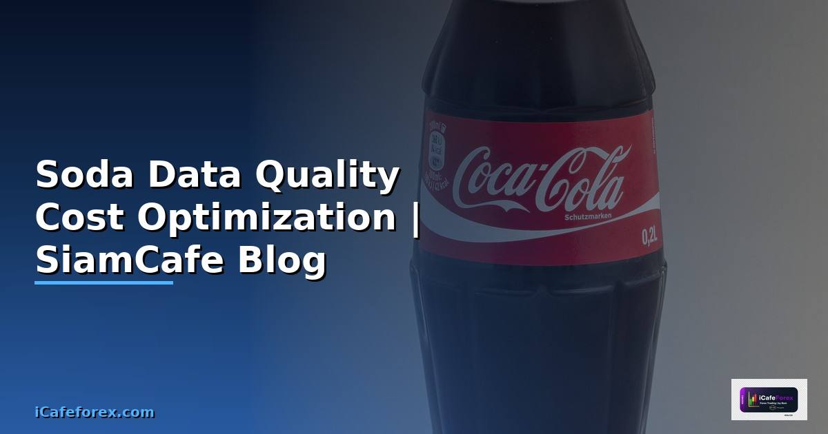 Soda Data Quality Cost Optimization ลดค่าใช้จ่าย