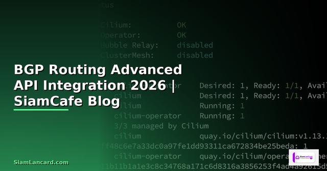 BGP Routing Advanced API Integration