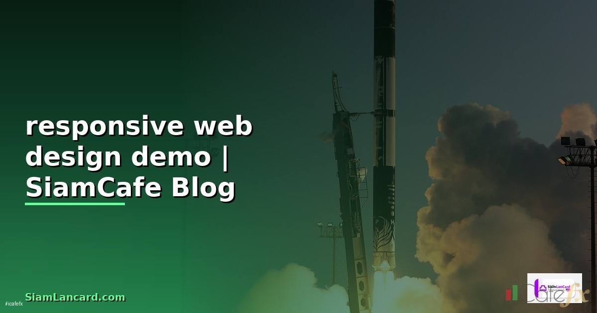 responsive web design demo