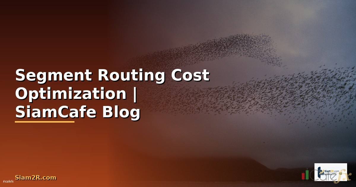 Segment Routing Cost Optimization ลดค่าใช้จ่าย