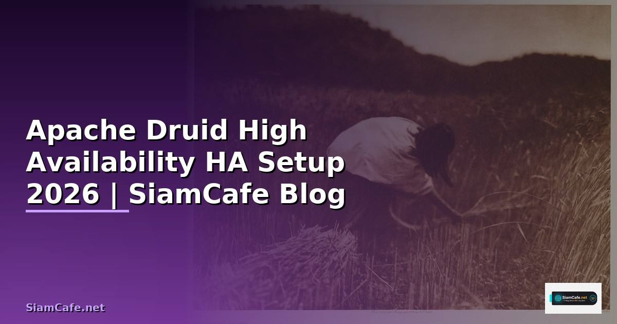 Apache Druid High Availability HA Setup