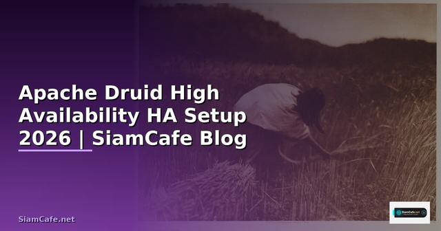Apache Druid High Availability HA Setup