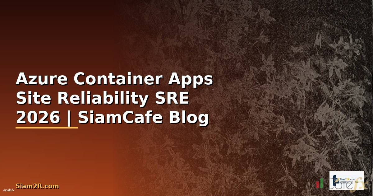 Azure Container Apps Site Reliability SRE
