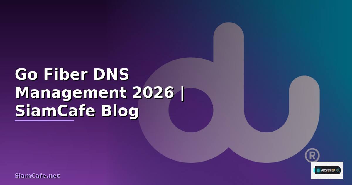Go Fiber DNS Management
