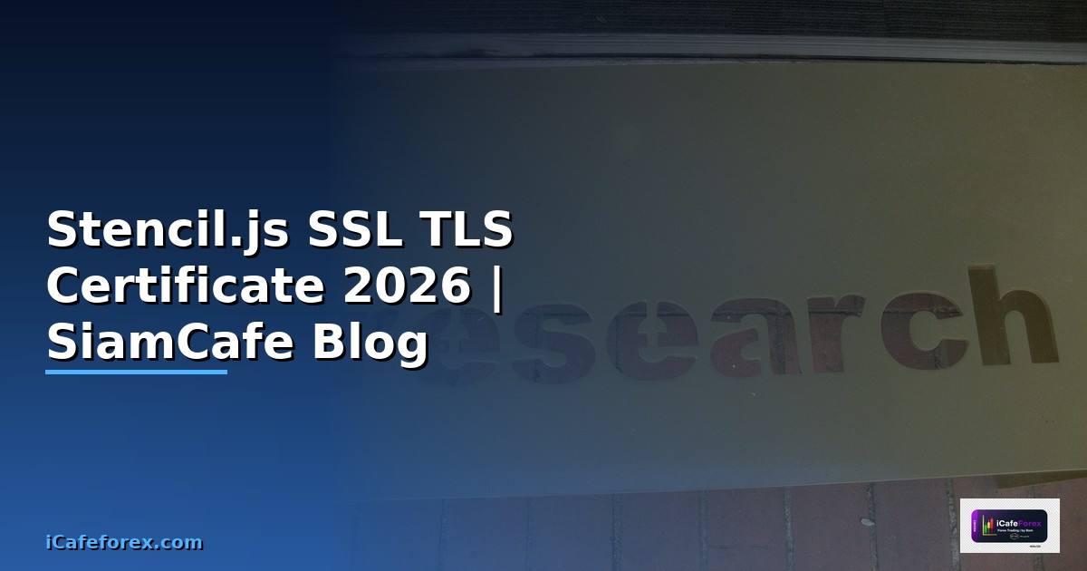 Stencil.js SSL TLS Certificate