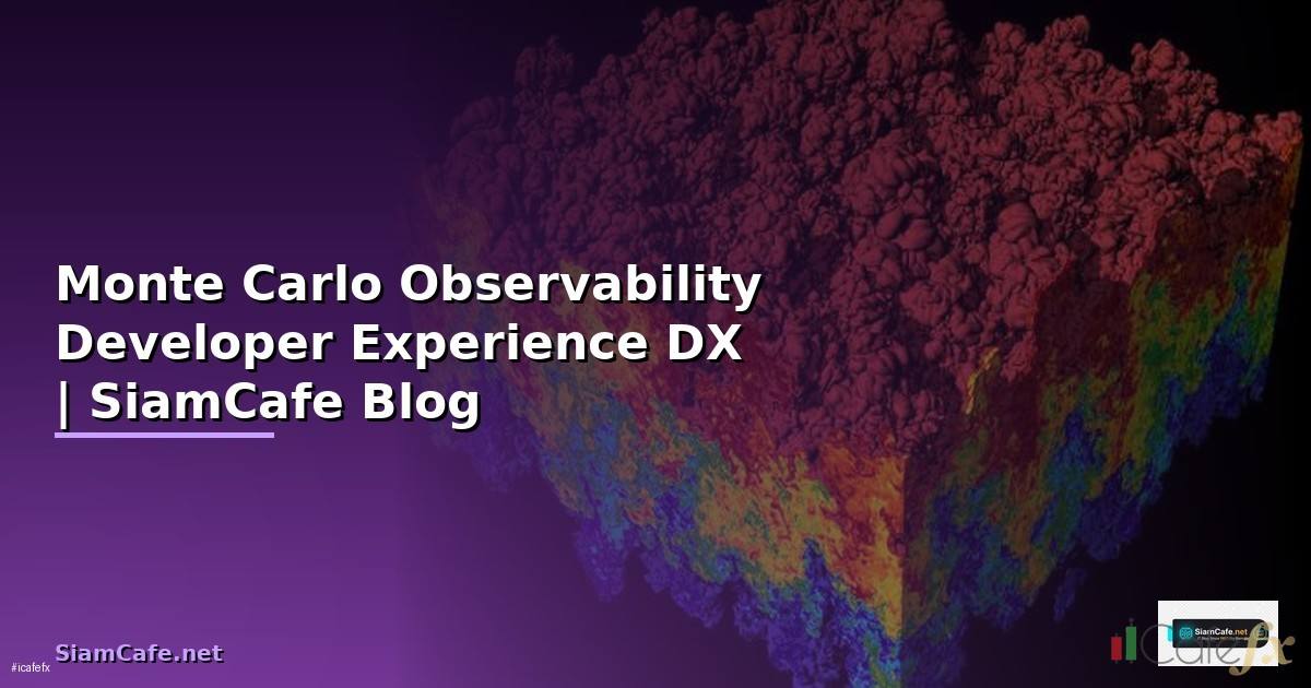 Monte Carlo Observability Developer Experience DX