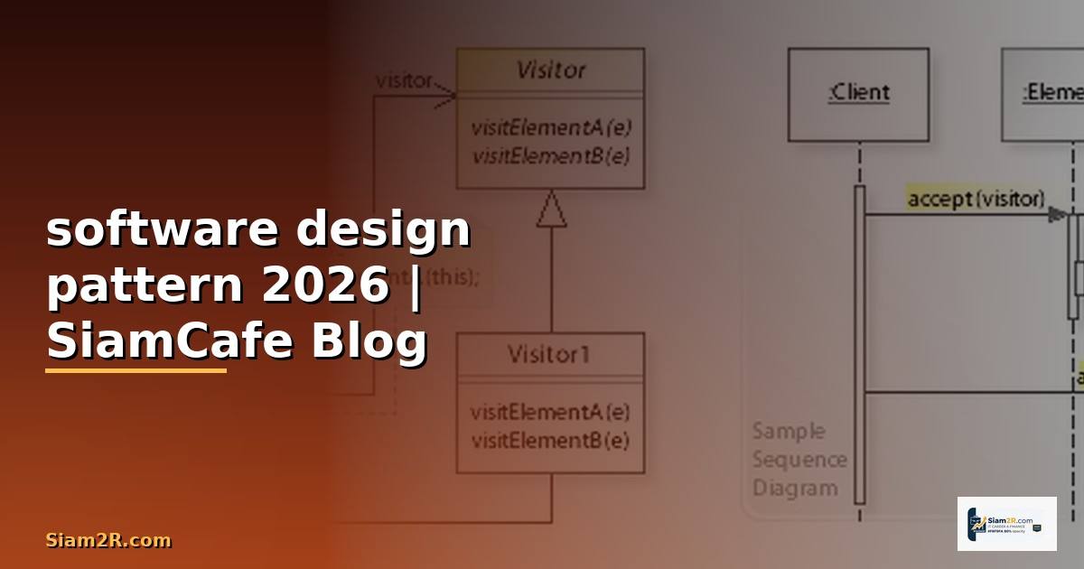 software design pattern — คู่มือฉบับสมบูรณ์ 2026