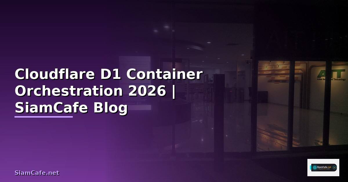 Cloudflare Container Orchestration
