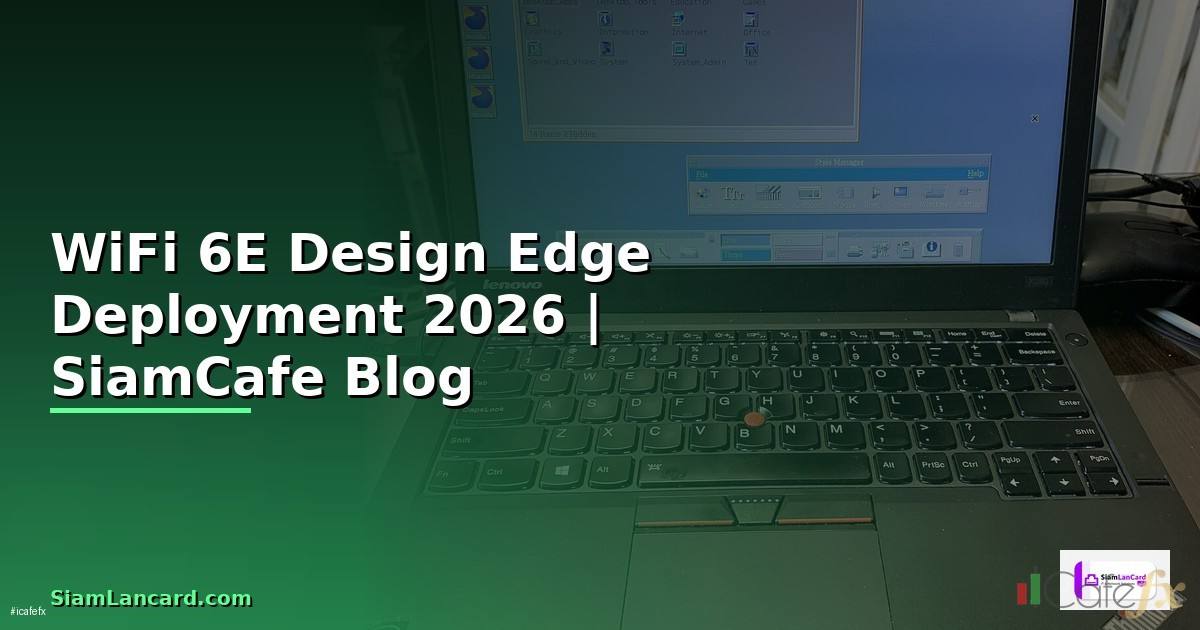 WiFi 6E Design Edge Deployment