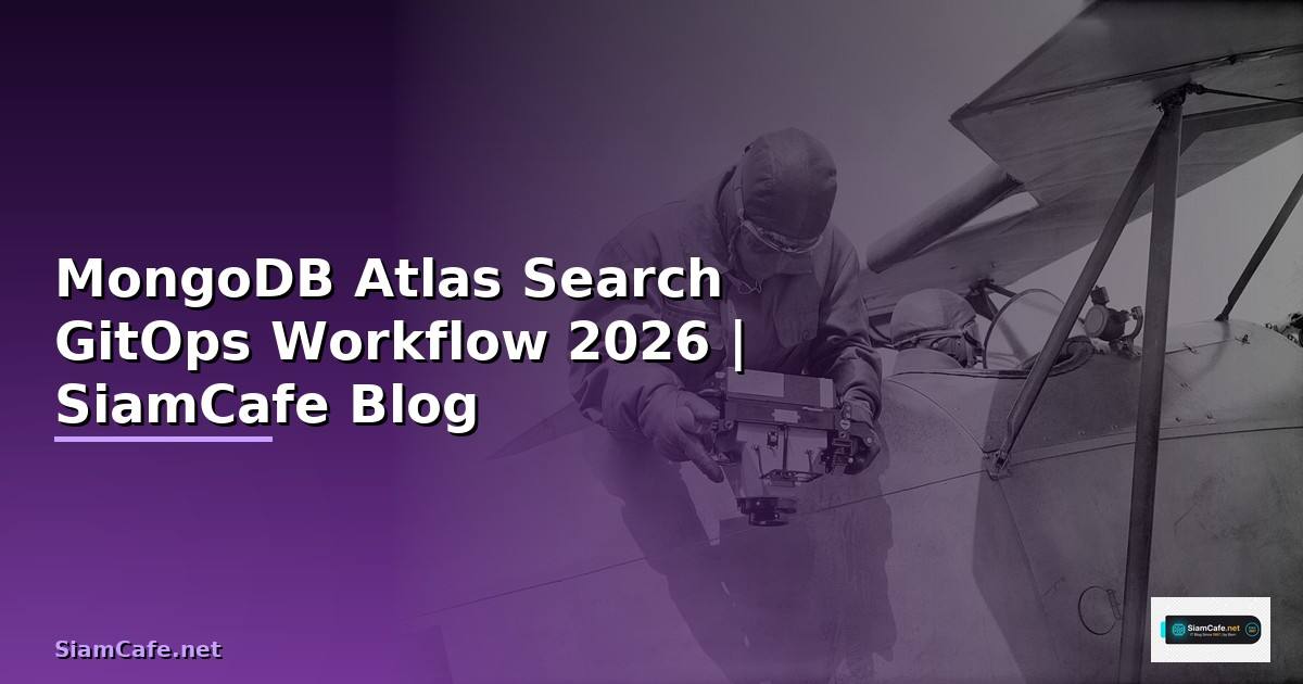 MongoDB Atlas Search GitOps Workflow