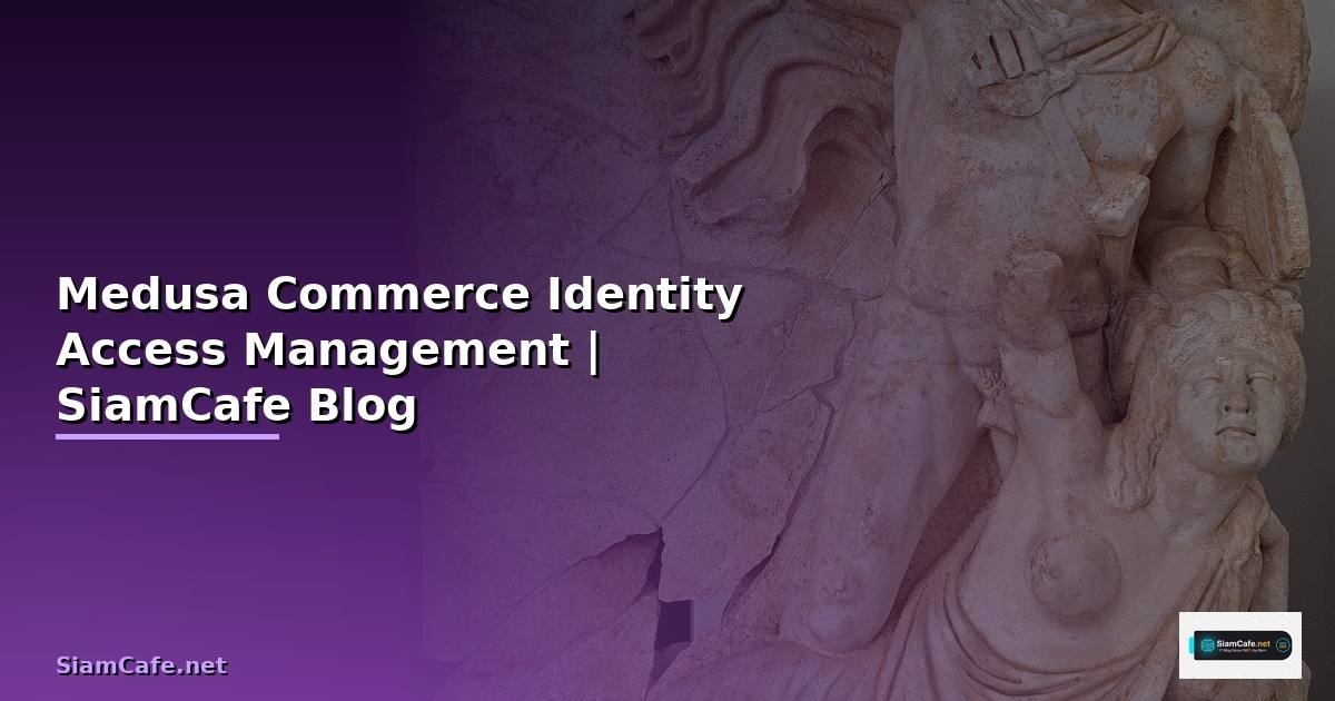 Medusa Commerce Identity Access Management