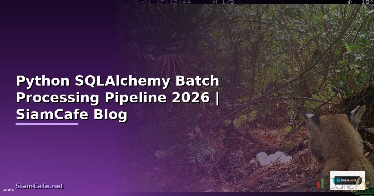 Python SQLAlchemy Batch Processing Pipeline