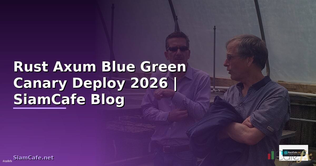 Rust Axum Blue Green Canary Deploy — คู่มือฉบับสมบูรณ์ 2026
