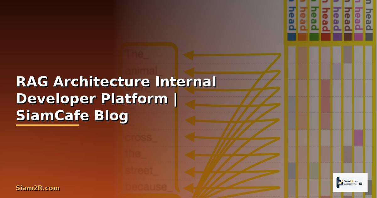 RAG Architecture Internal Developer Platform