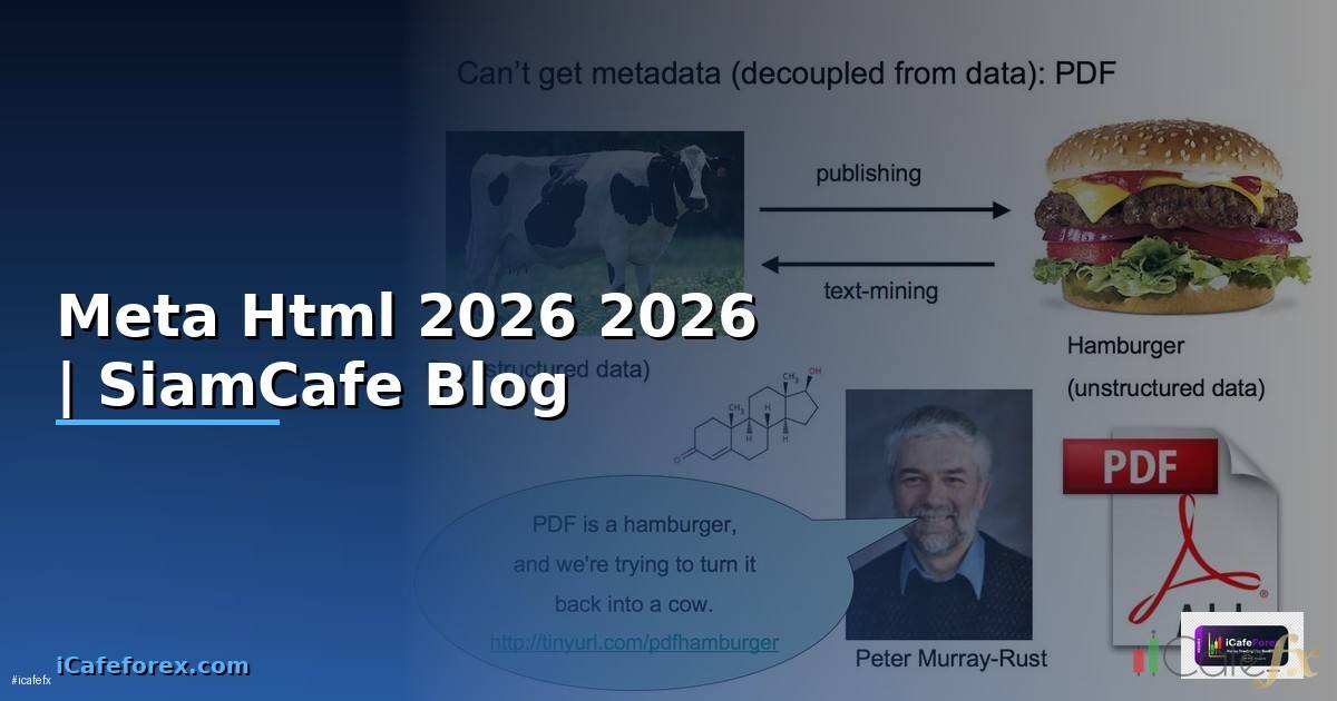 Meta คือ Html — คู่มือฉบับสมบูรณ์ 2026 — คู่มือฉบับสมบูรณ์ 2026