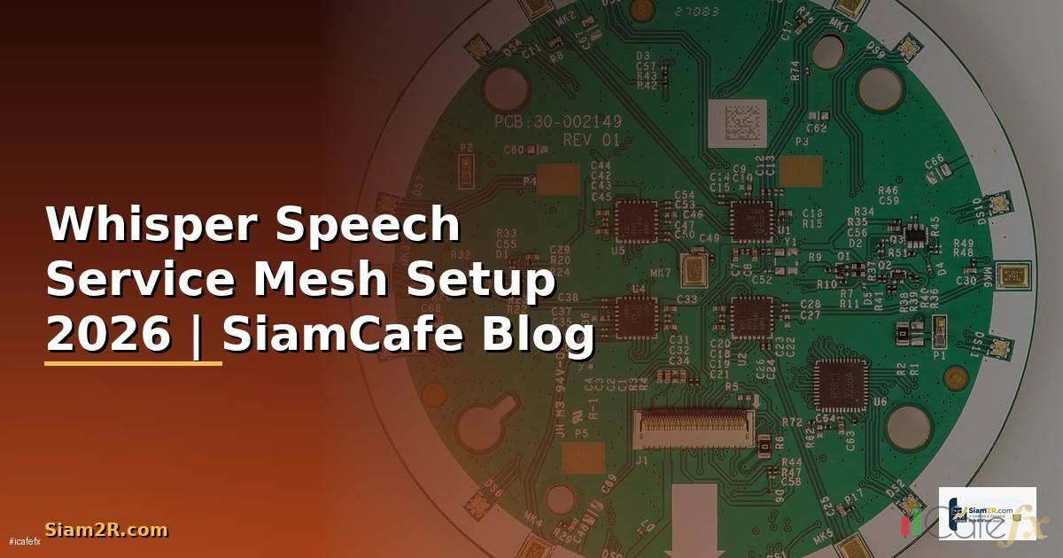 Whisper Speech Service Mesh Setup
