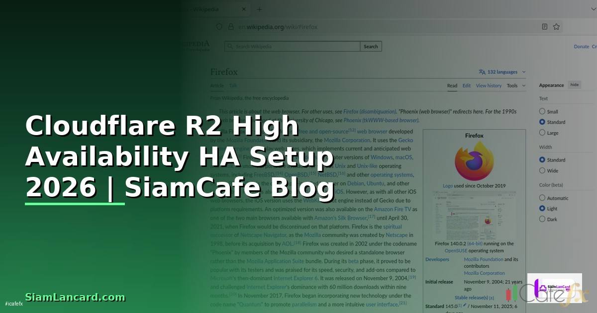 Cloudflare R2 High Availability HA Setup