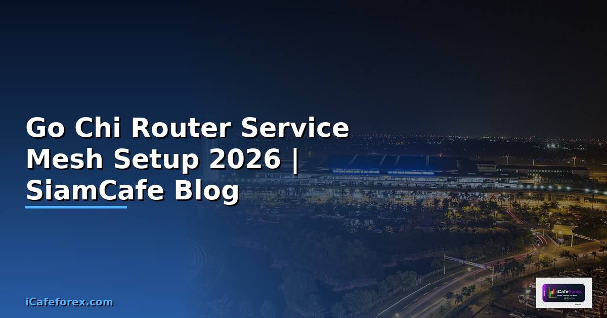 Go Chi Router Service Mesh Setup