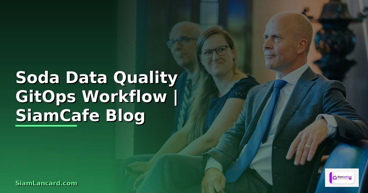 Soda Data Quality GitOps Workflow