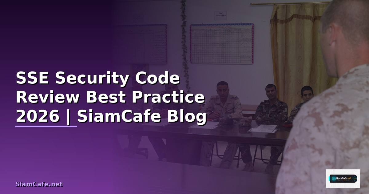 SSE Security Code Review Best Practice